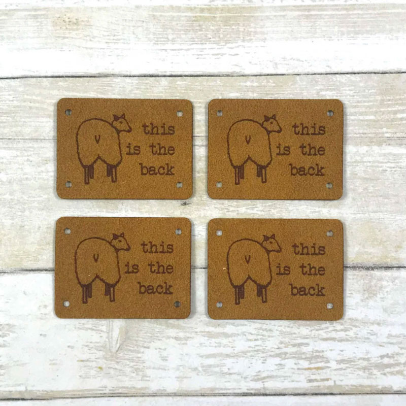 Katrinkles Katrinkles Faux Suede Backside Tags
