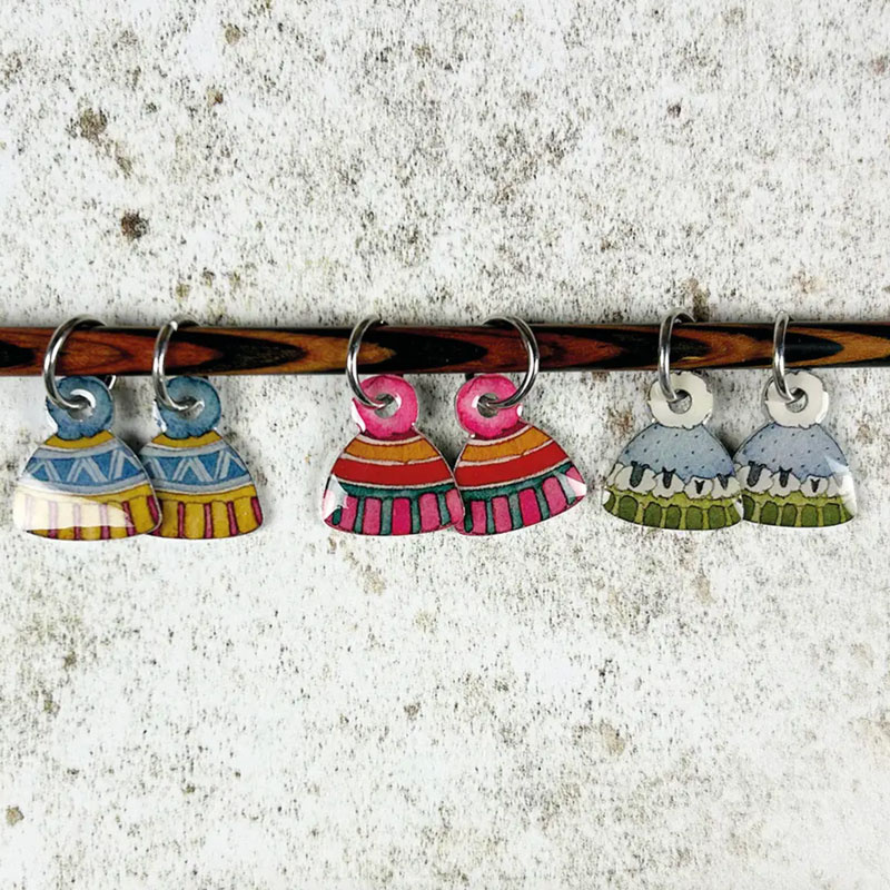 Emma Ball Emma Ball Woolly Hats Stitch Markers