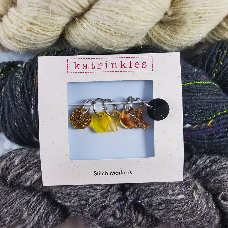 Katrinkles Eclipse Stitch Marker Set