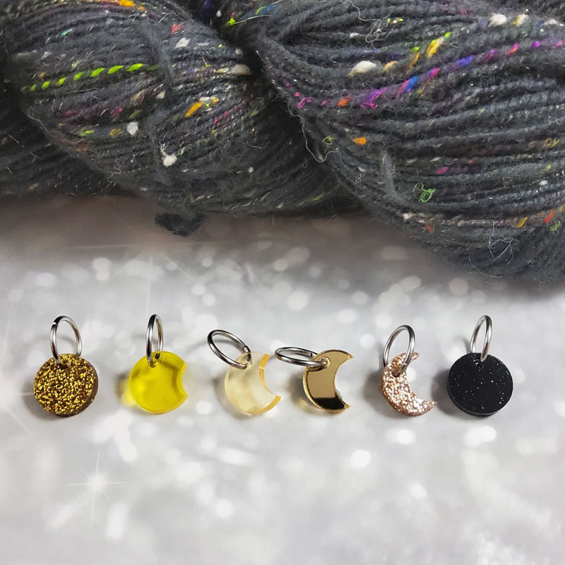 Katrinkles Eclipse Stitch Marker Set