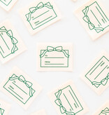 Sarah Hearts To: From: Gift Organic Cotton Label