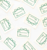 Sarah Hearts To: From: Gift Organic Cotton Label