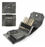 Lykke Lykke Driftwood 6" Interchangeable Tunisian Crochet Set - Grey Denim