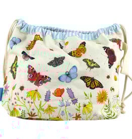Emma Ball Butterflies Drawstring Bag