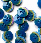 TGB5866 Blue Crescent Sewing Buttons - 12mm