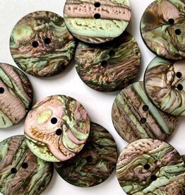 Textile Garden TGB5887 Black Bio Resin Opal Sewing Buttons - 22mm