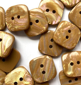 Textile Garden TGB5890 Square Pearly Beige Resin Sewing Buttons – 20mm