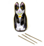 Degen Black Cat Tin - Tapestry Needles