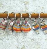 Emma Ball Emma Ball Stripey Sheep Stitch Markers