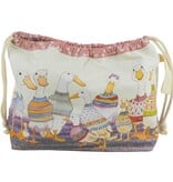 Emma Ball Emma Ball Dapper Ducks Drawstring Bag