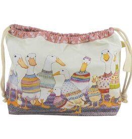 Emma Ball Dapper Ducks Drawstring Bag