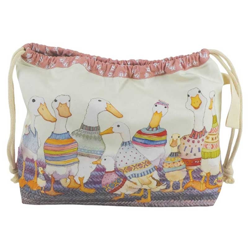 Emma Ball Emma Ball Dapper Ducks Drawstring Bag