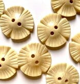 Textile Garden TGB5950 Cream Bone Flower Button - 25mm