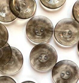 Textile Garden TGB5940 Semi-Transparent Grey Sewing Buttons - 18mm