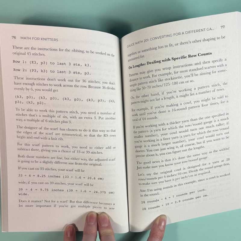 Microcosm Publishing Math for Knitters by Kate Atherley