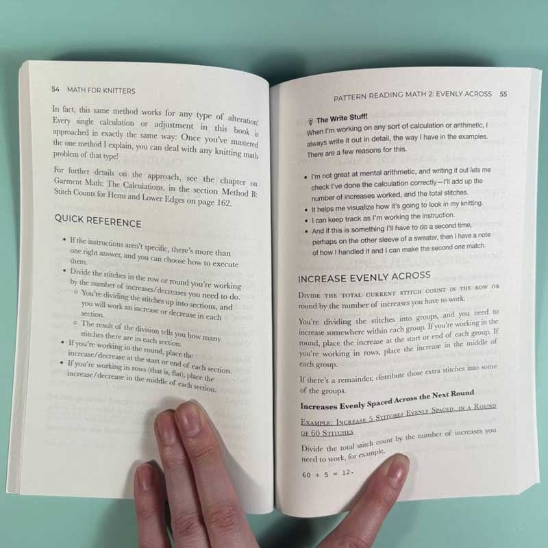 Microcosm Publishing Math for Knitters by Kate Atherley