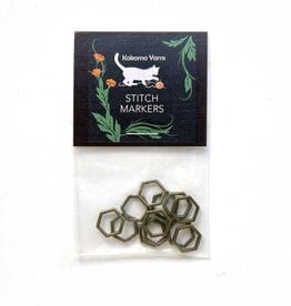 Kokomo Hexagon Metal Stitch Markers