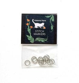 Kokomo Small Textured Stitch Silver Markers
