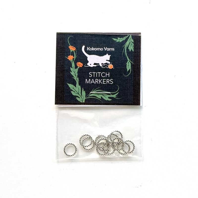 Kokomo Small Textured Stitch Silver Markers