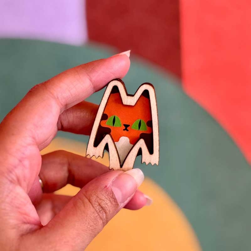 Lemonwood Lemonwood Meowsome Yarn Cutter