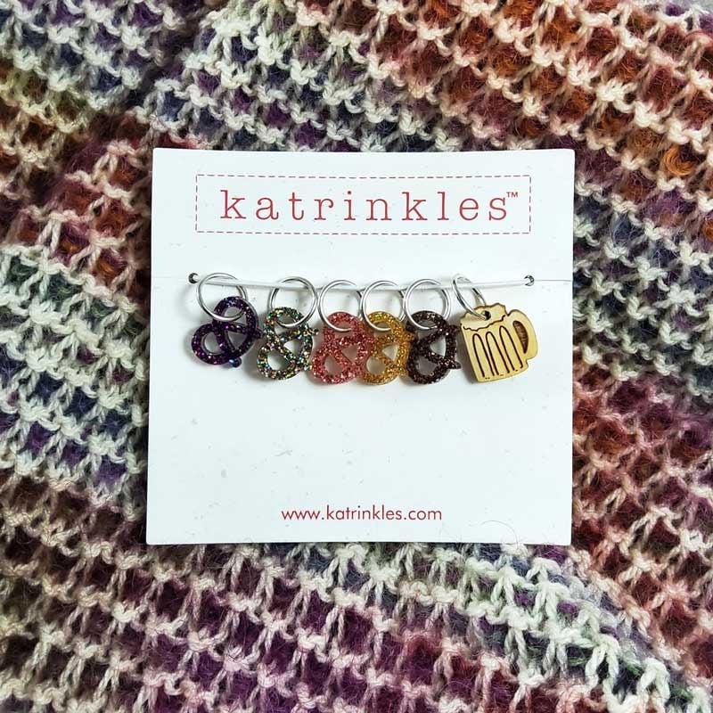 Katrinkles Katrinkles Pretzels Stitch Marker Set