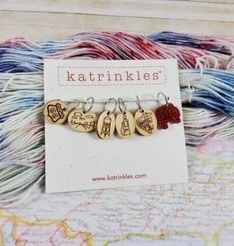 Katrinkles Road Trip Stitch Marker Set