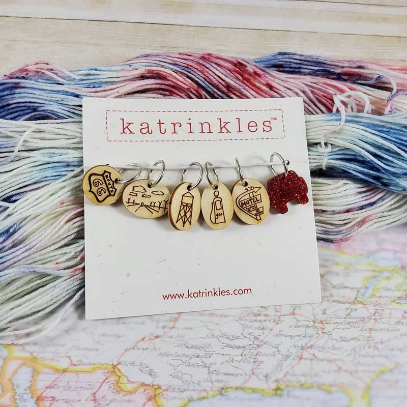 Katrinkles Katrinkles Road Trip Stitch Marker Set