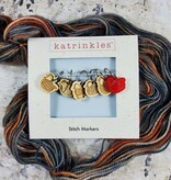 Katrinkles Katrinkles Yarn Chickens Stitch Marker Set