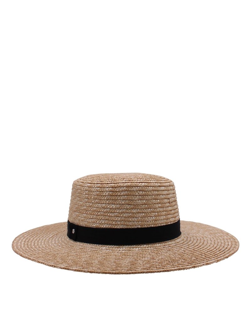 AOS706 SELENE STRAW BOATER HAT 