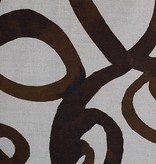 steve mckenzie's Loop Print Fabric Flax Background