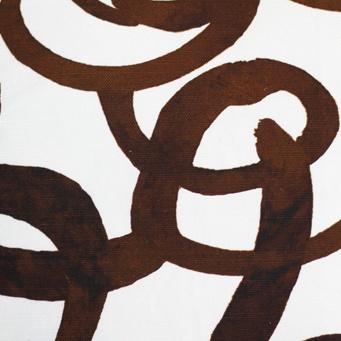 steve mckenzie's Loop Print Fabric Oyster Background