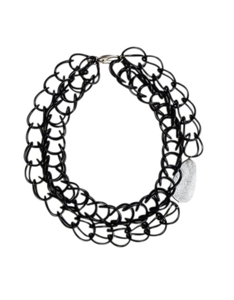 CATHY SILVER rubber chain N