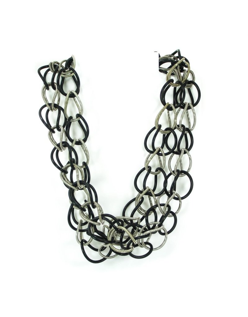 DOUBLE SILVER metal springs rubber N