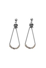 Monica Trevisi Medium loop stone drop E