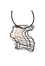 Marija Bajovska Black metal mesh mix N