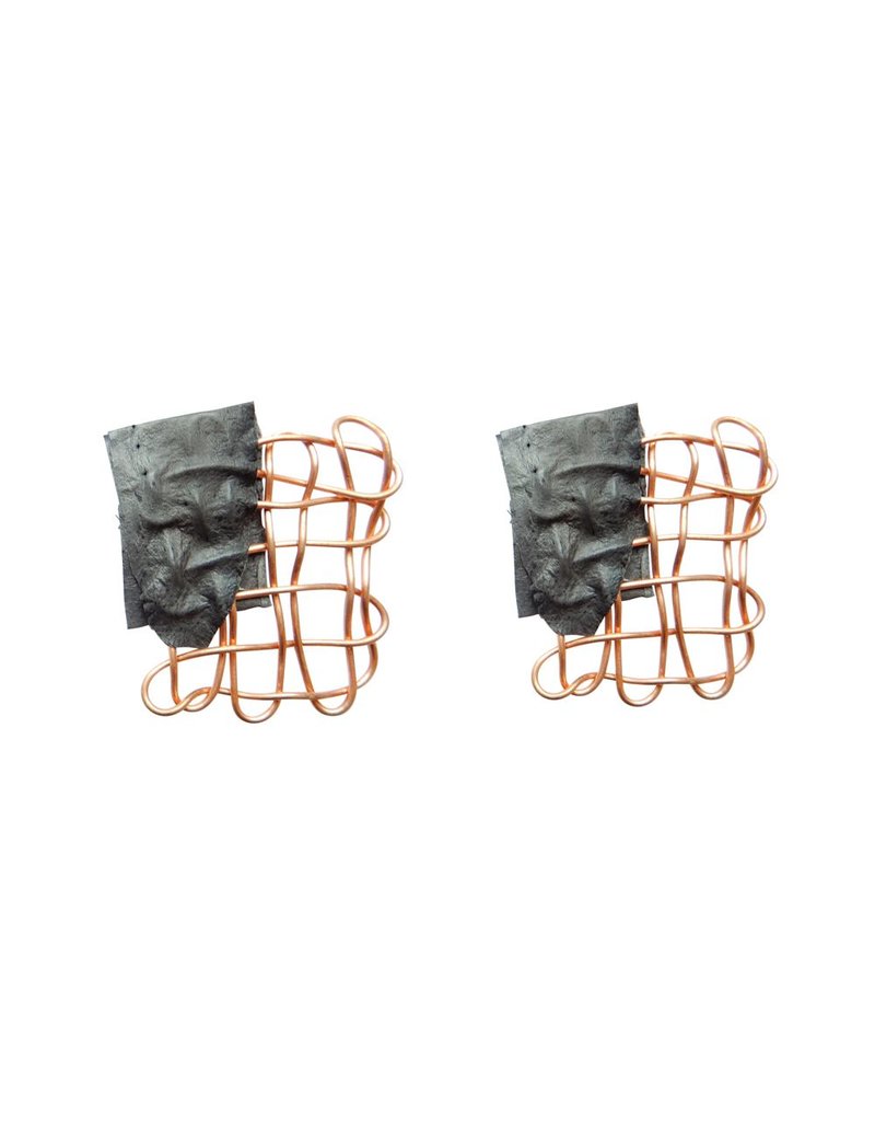 Marija Bajovska Square cage eel skin E