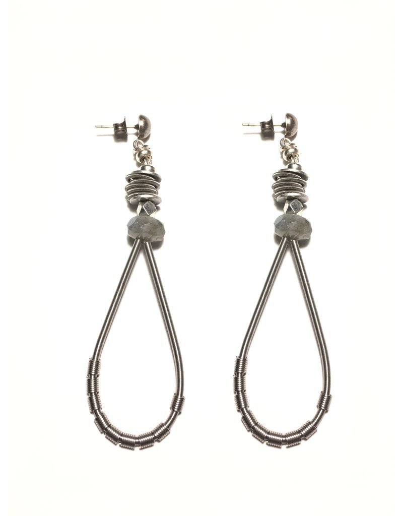 Monica Trevisi Small loop stone drop E