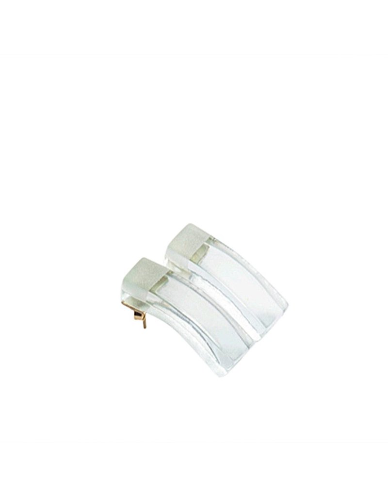 RosaMendez NYORK2 matt shiny bent stud E
