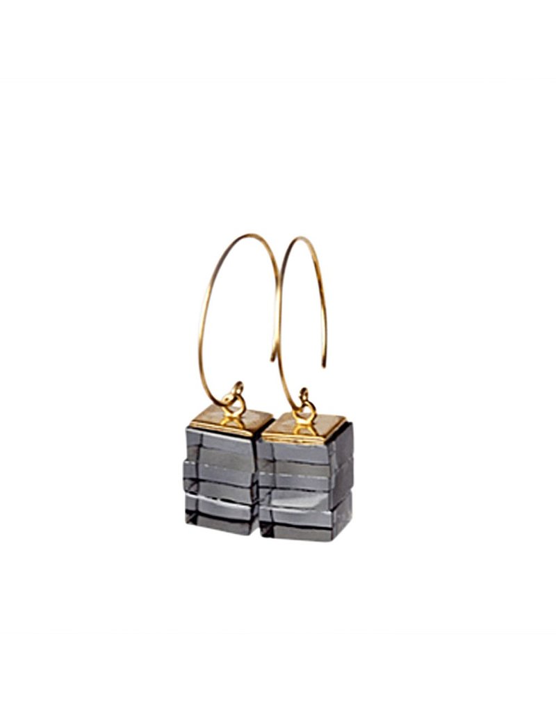RosaMendez NYORK 5 stack glass hoop E
