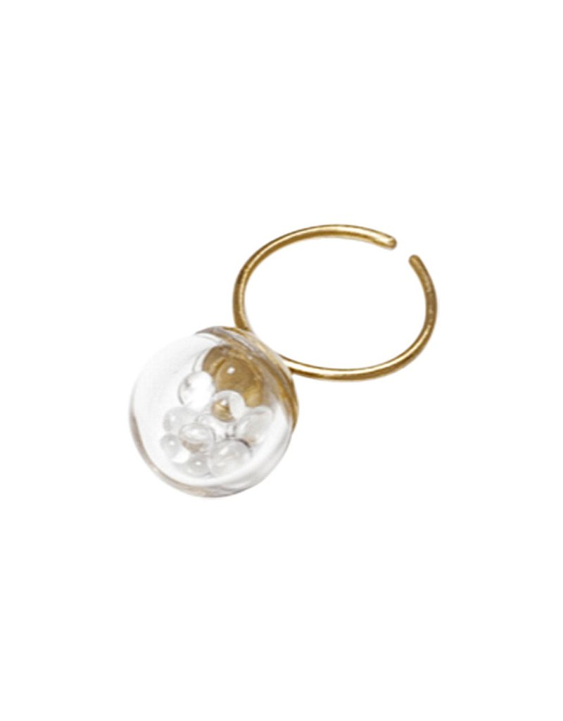 RosaMendez EQUILIBRIO thin circle glass ball R