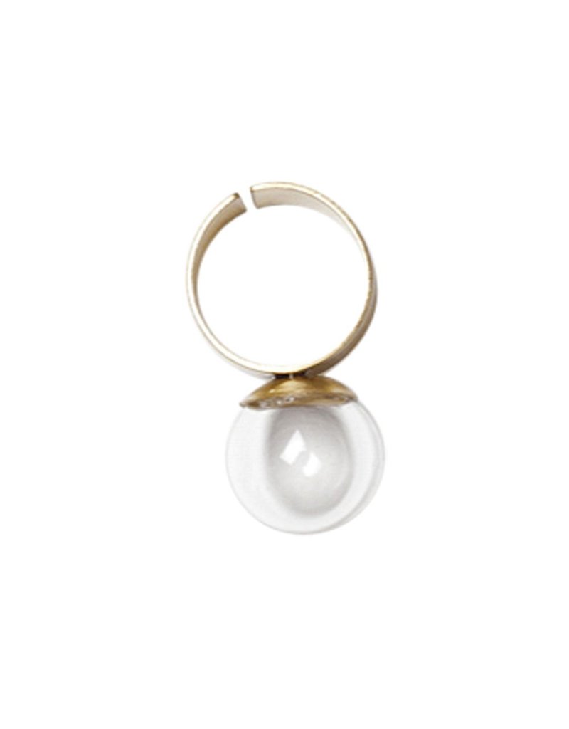 RosaMendez EQUILIBRIO flat circle glass ball R
