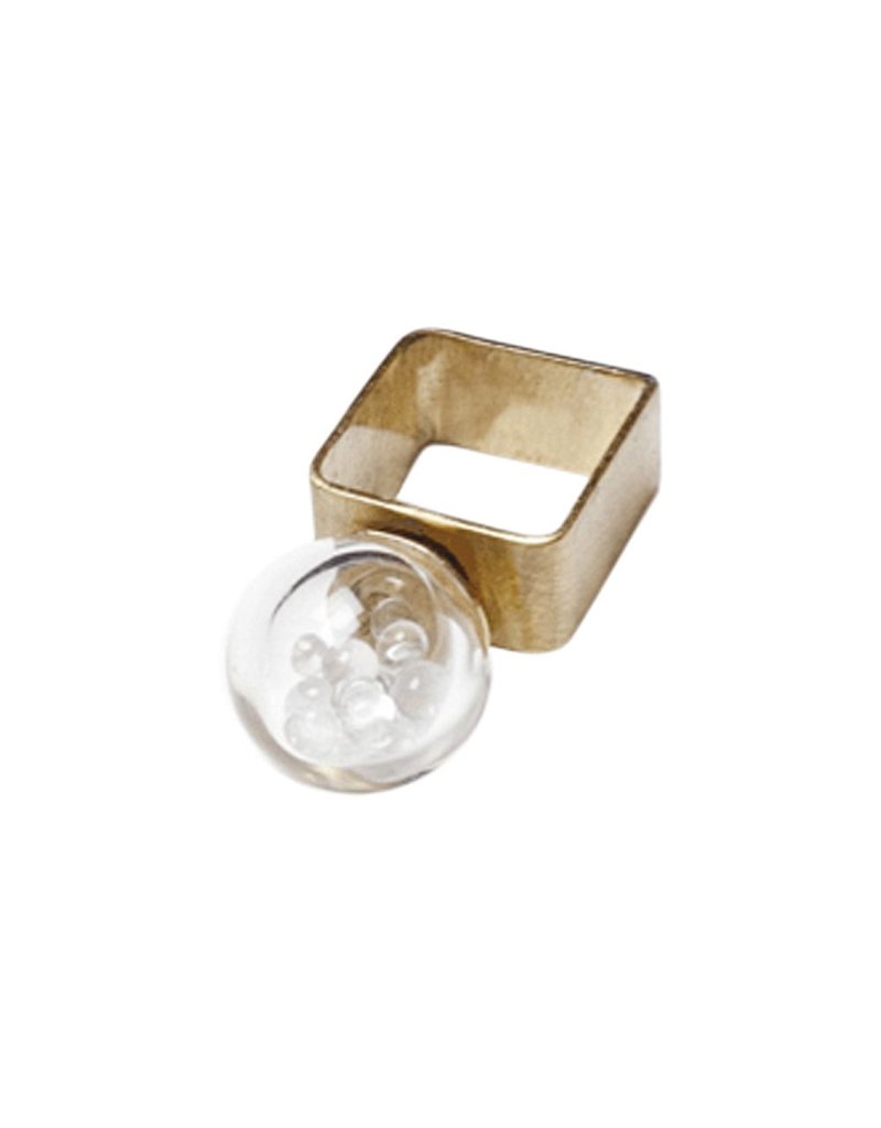 RosaMendez EQUILIBRIO flat square glass ball R