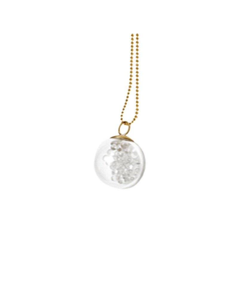 RosaMendez LLUVIA globe large glass chain N
