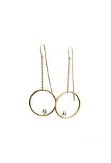 RosaMendez TUBULAR circle chain mini glass ball E