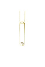 RosaMendez TUBULAR glass ball long pendant N