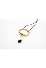 Iron by Miriam Nori Pendant with pearl and onyx s N