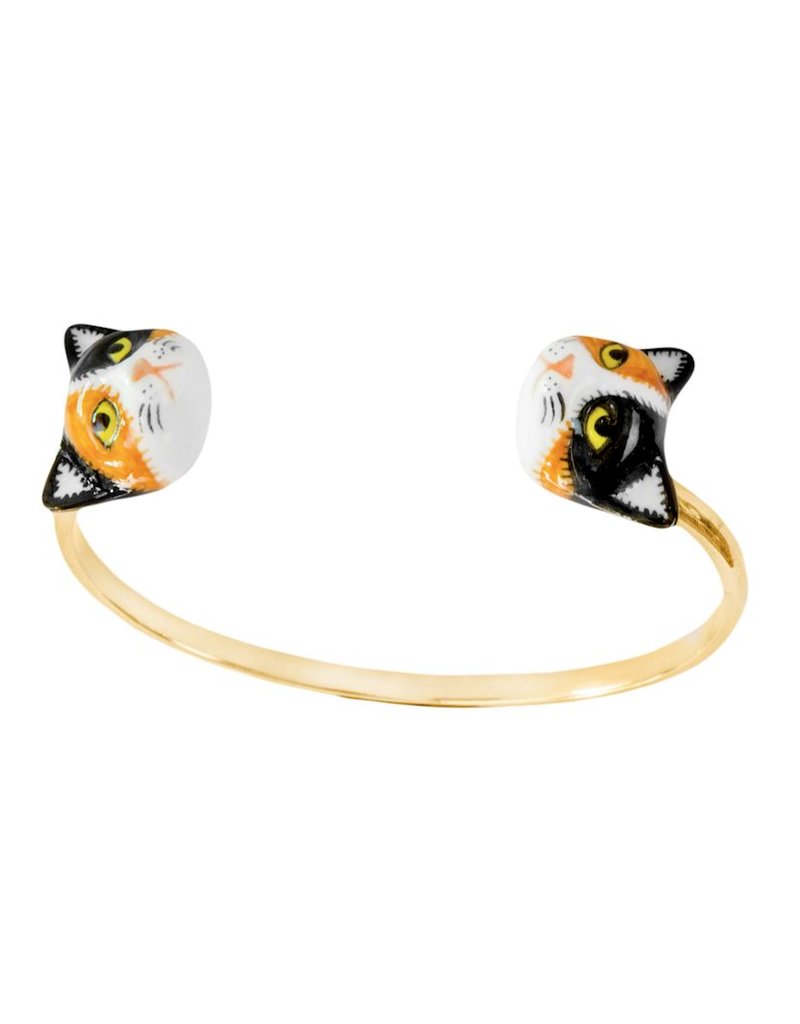 Nach Calico cat face to face B