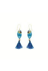 Nach Blue parrot with Pompom E