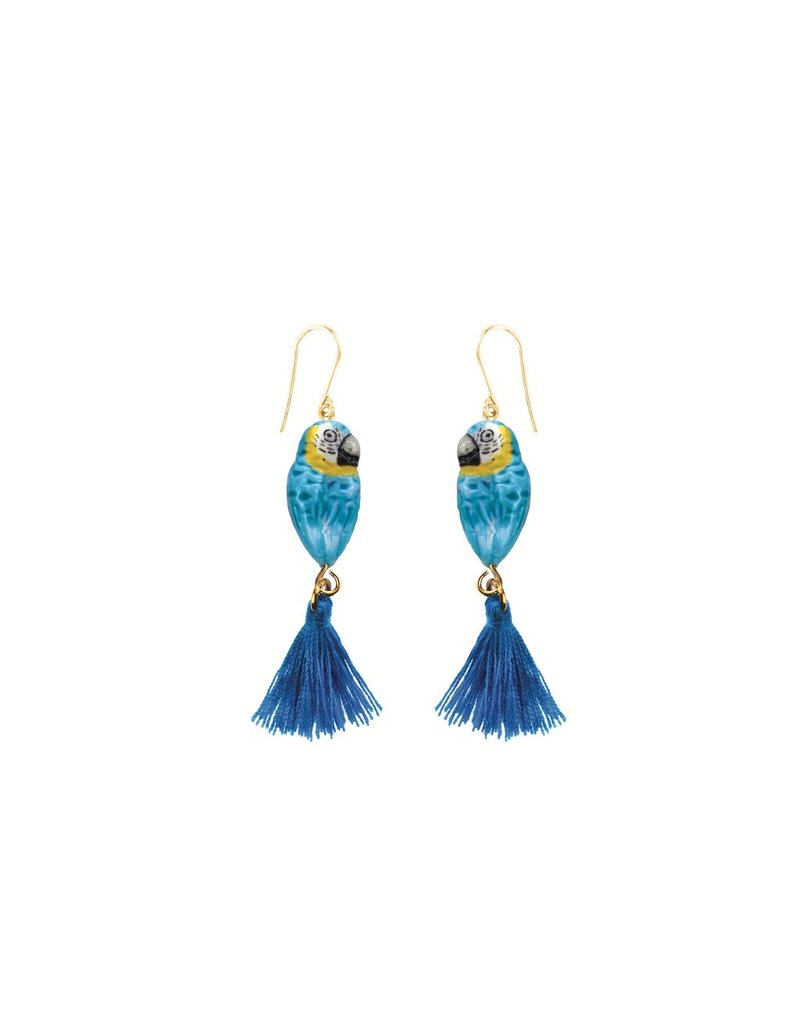 Nach Blue parrot with Pompom E