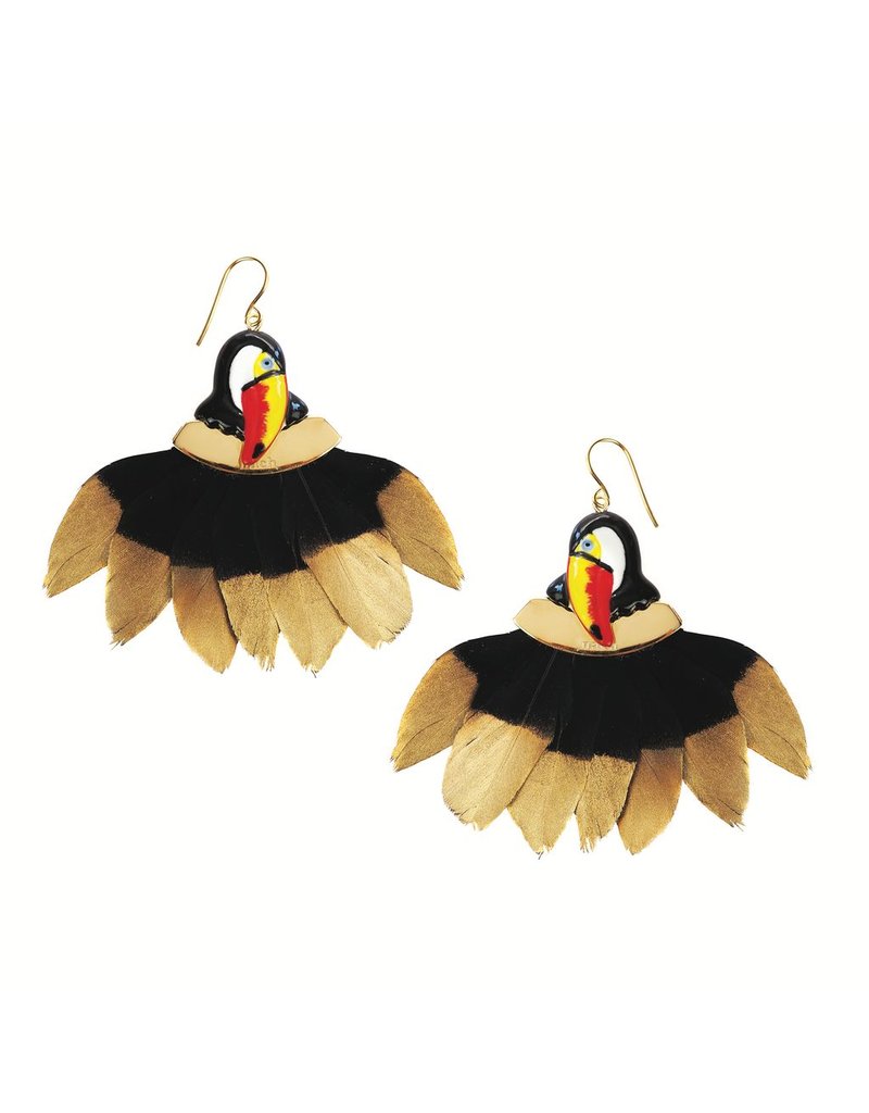 Nach Toucan head fan feather E